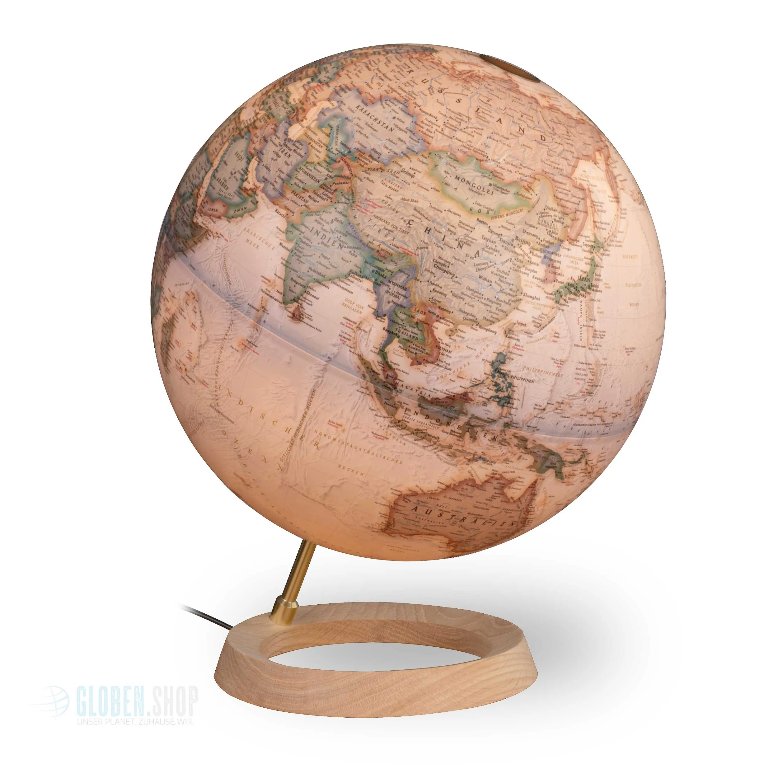 Desk globe - National Geographic "Neon Executive" - Ø 30 cm / 11,81 inch